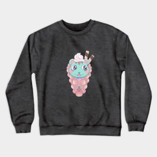 Cute Bubble Icream Cone Crewneck Sweatshirt